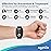 EmeTerm Fashion FDA-Cleared Relieve Nausea Electrode Stimulator Morning Sickness Motion Travel Sickness Vomit Relief Rechargeable No Gel Drug Free Wristbands Without Side Effects (2 Pack)