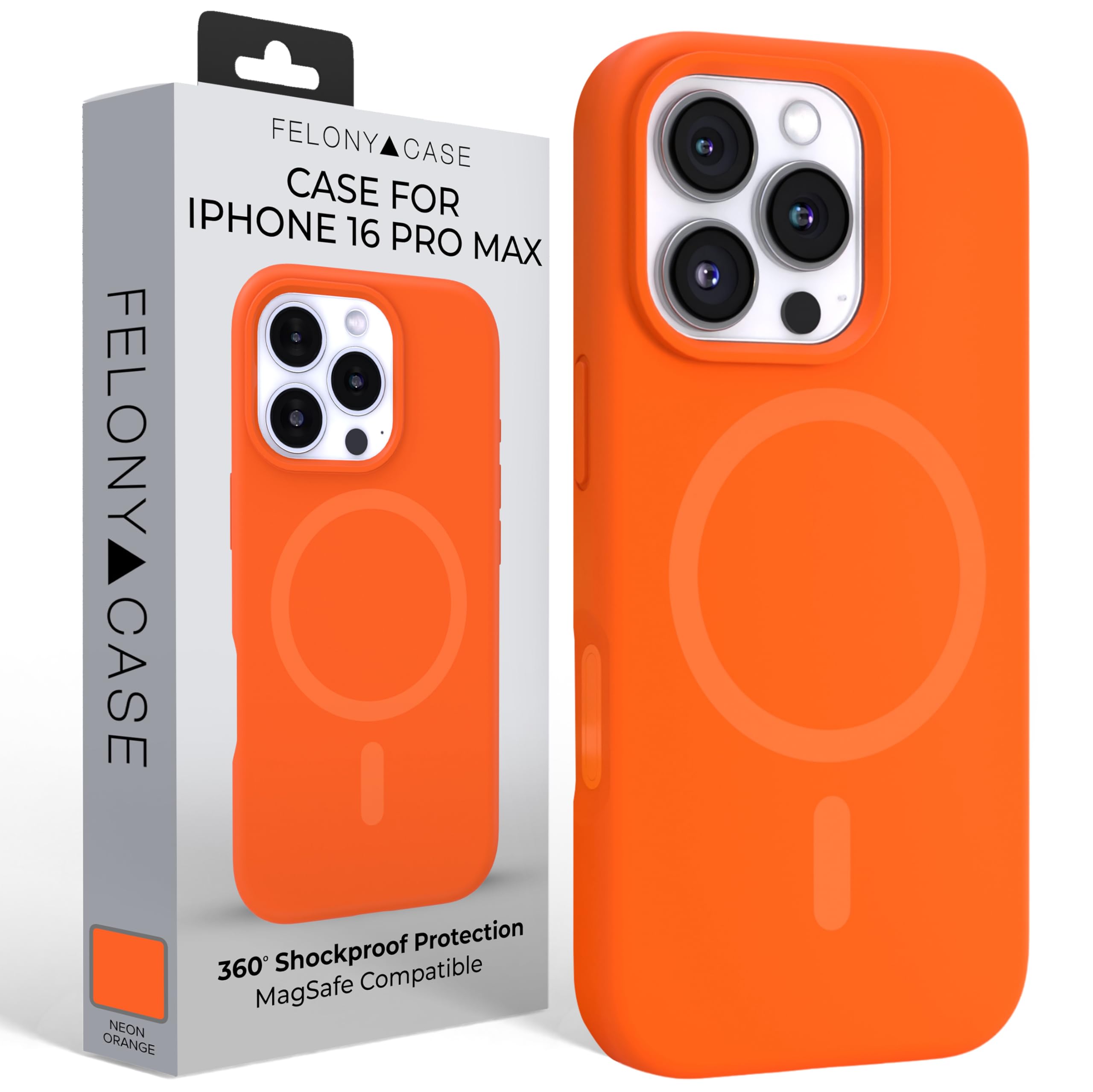 iPhone12ケースCASE FACE Orange on Cream Amazon.com: FELONY CASE - iPhone 12 Pro Max Neon Orange Puffer
