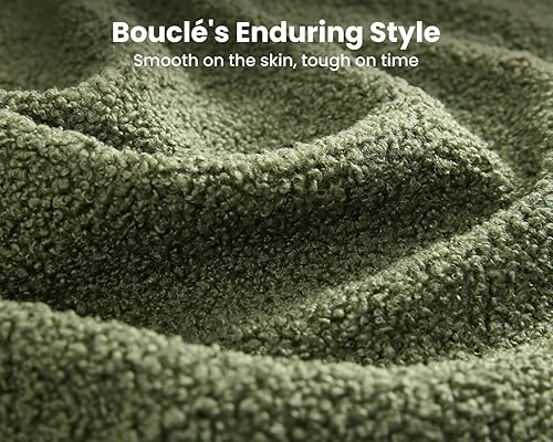 Miniatura 9 de CHIC HOUSE Sofá cama extraíble convertible, sofá de tela 2 en 1, cama extraíble tamaño matrimonialqueen, cojín de asiento de doble capa, carga