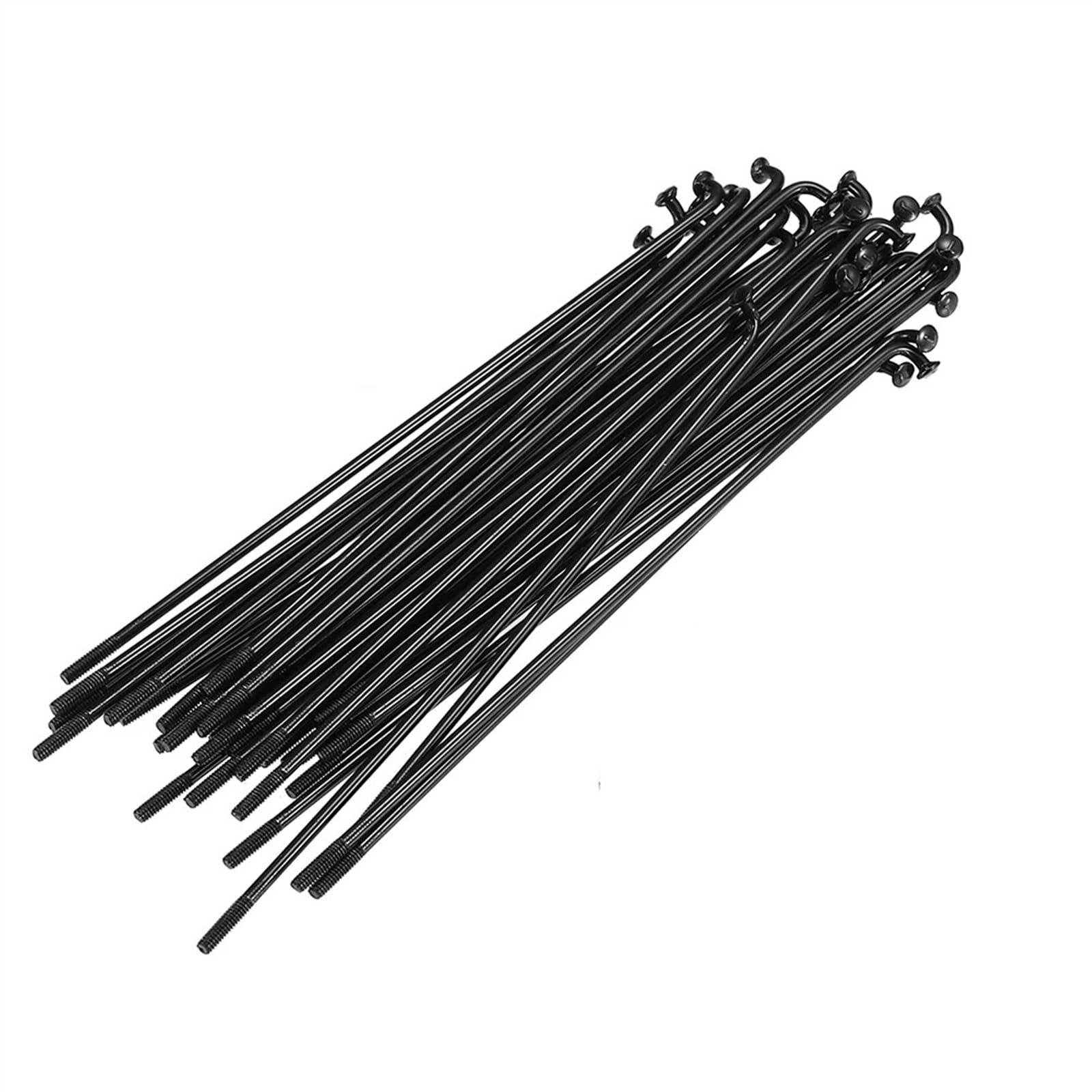 36 raggi a J per bicicletta in acciaio da 119 mm, 125 mm, 136 mm, 138 mm, 141 mm, 144 mm, 153 mm, 158 mm, 169 m, con nippli