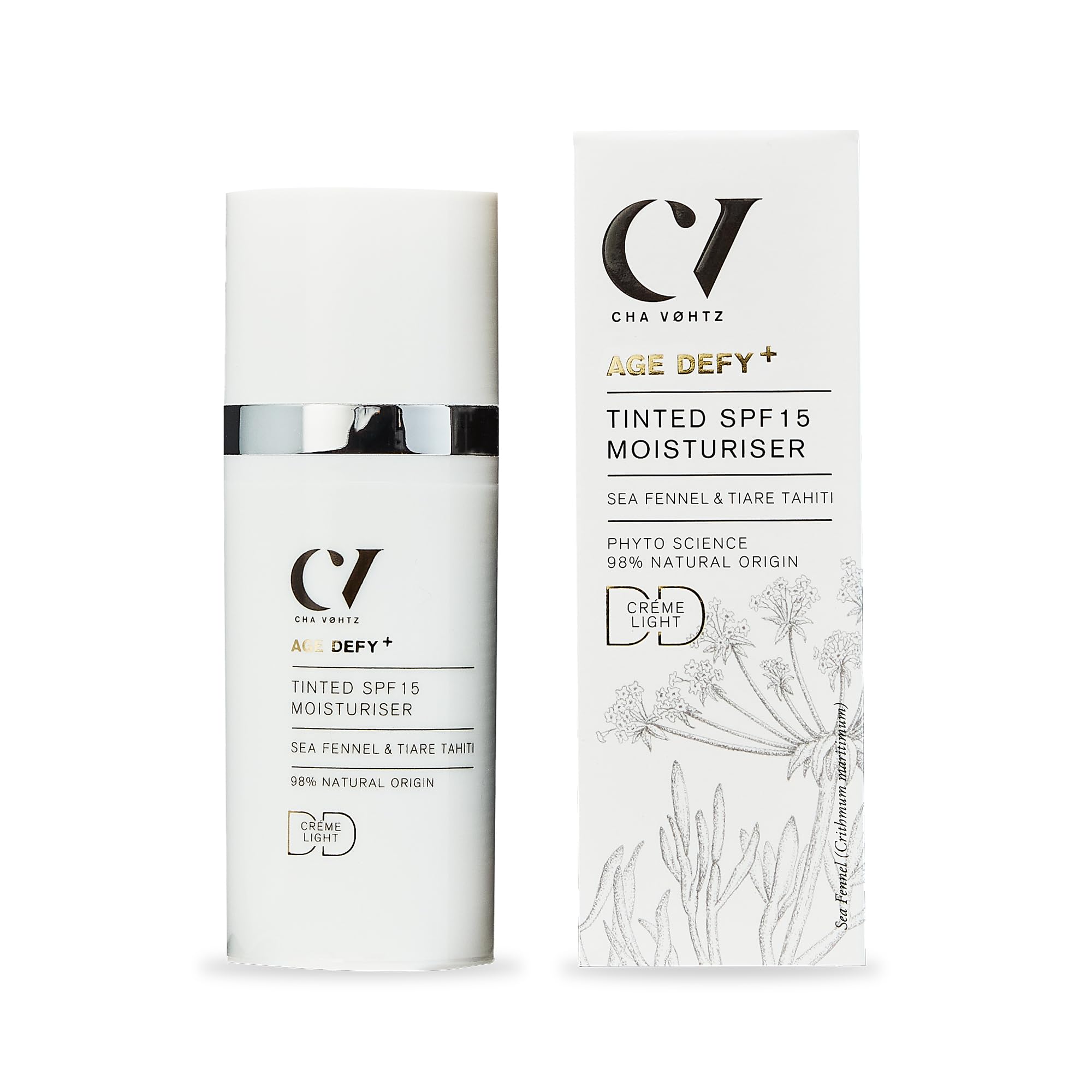 Sponsored Ad – Age Defy+ Tinted DD Moisturiser SPF15 Light - Tinted Day Cream - Paraben & Alcohol Free - Vegan, 30ml