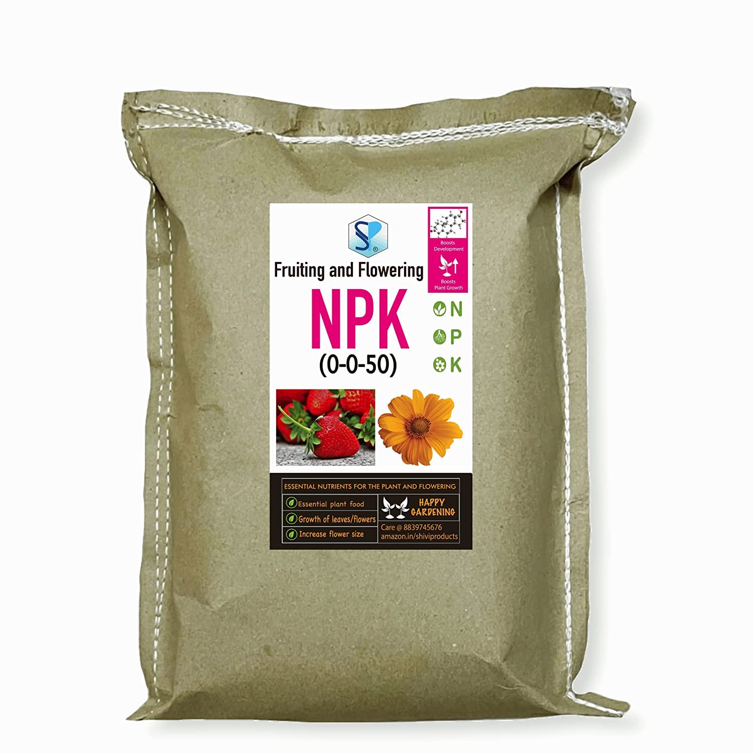 Shiviproducts Npk 0-0-50 For Fruiting And Flowering For Gardening (4.5 Kg) | Essential Plant Food Growth Hormone, Powder (B09Y6P7SVW) Amazon Price History, Amazon Price Tracker