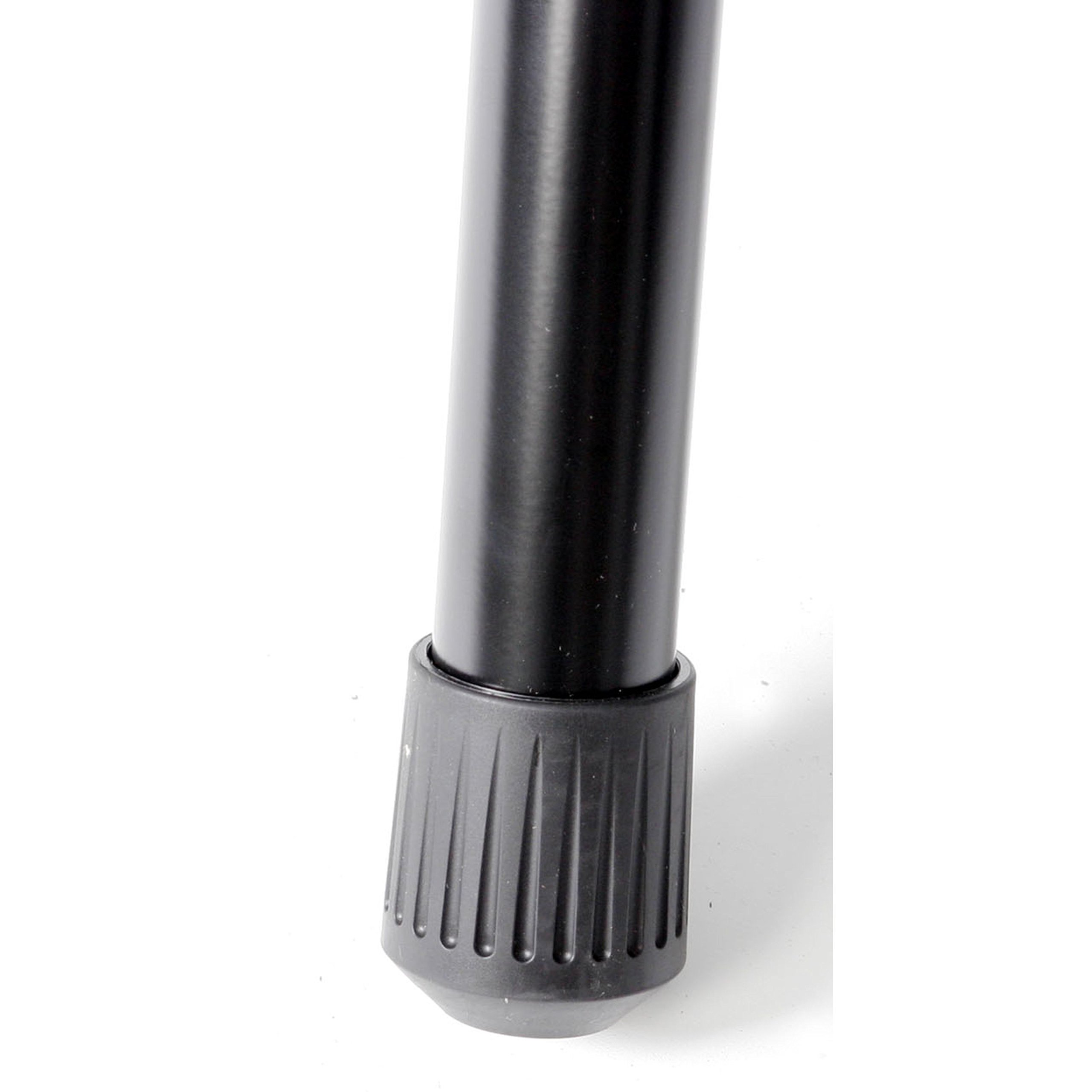 K&M 21436 Supporto per altoparlante in alluminio nero - ø 3,5 cm, fino a 40 kg, con treppiede e ammortizzatore - leggero e resistente
