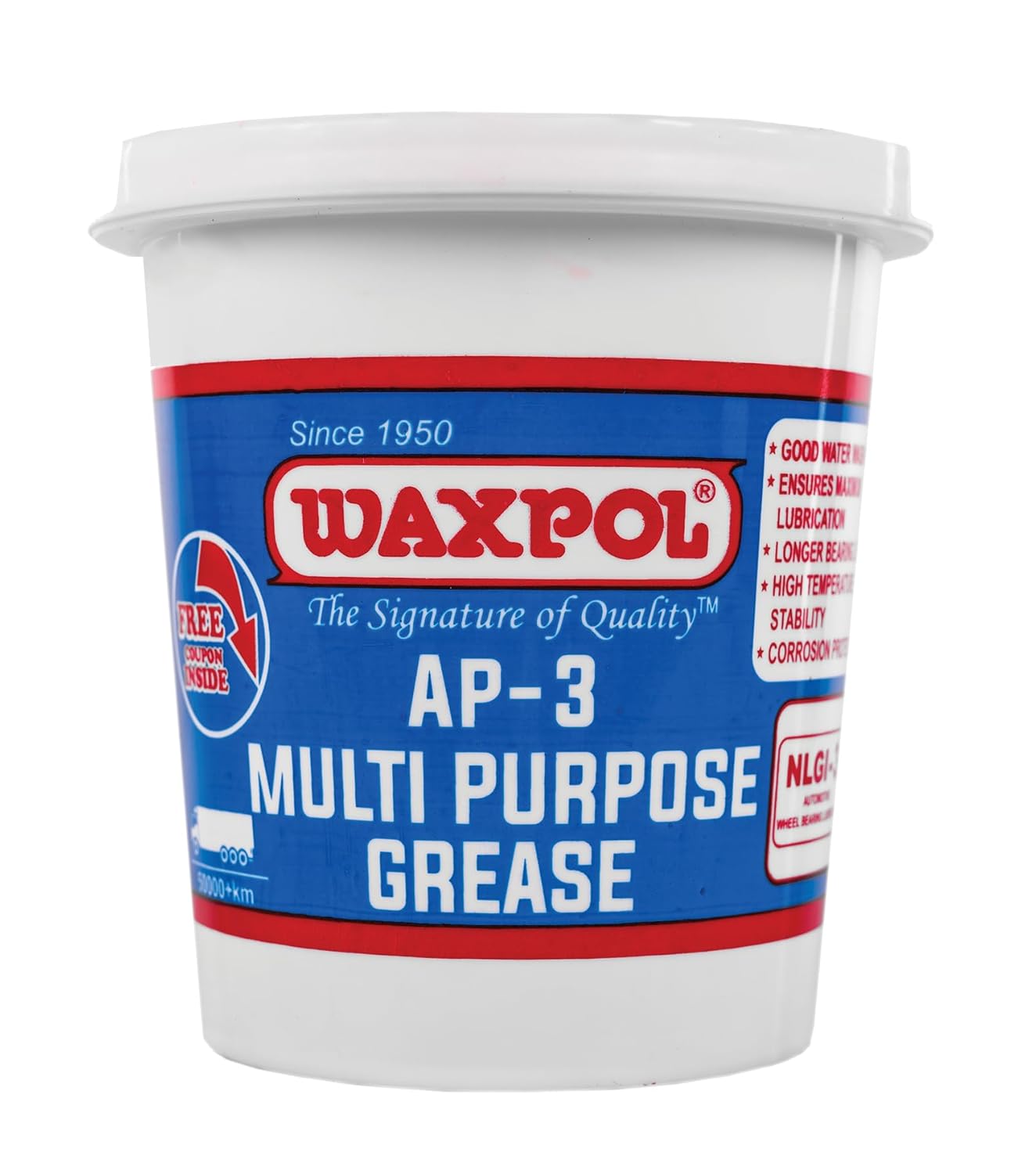 Waxpol AP-3 Multipurpose Grease (1kg) (Long Lasting Lubricant For Cars, Buses, Trucks, 2 Wheeler, 3 Wheeler, Agriculture & Construction) Waxpol AP-3 Multipurpose Grease (1kg) (Long Lasting Lubricant For Cars, Buses, Trucks, 2 Wheeler, 3 Wheeler, Agriculture & Construction)