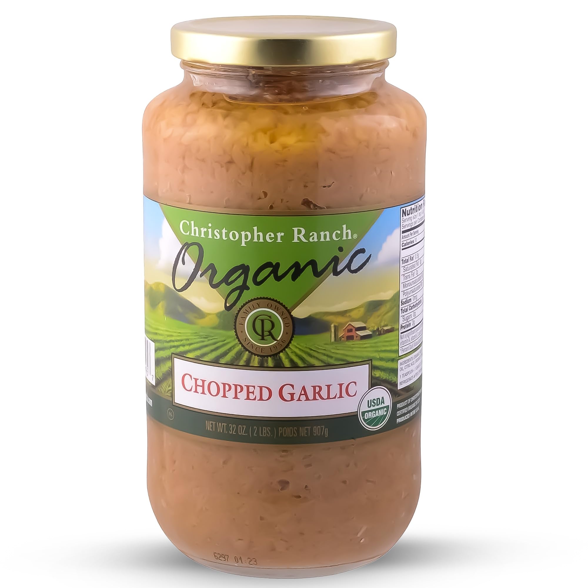 CHRISTOPHER RANCH Organic Crushed Garlic, 32 OZ