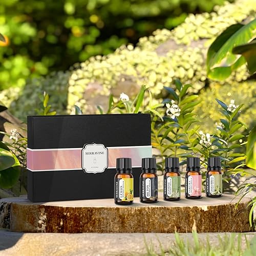 Miniatura 8 de Perfecto para difusores, juego de 12 aceites esenciales naturales con caja de regalo y bolsa, lavanda, vainilla, rosa, menta y más, ideal