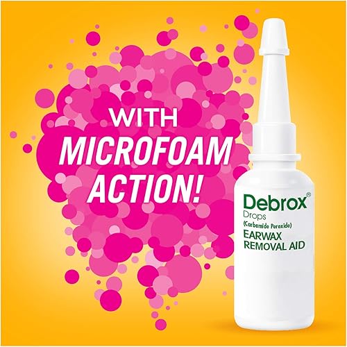 Vista 2 de Debrox Gotas de eliminación de cera con suave acción limpiadora de microespuma, 0.5 onzas líquidas