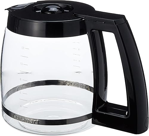 Miniatura 2 de Cuisinart - Jarra de café de cristal de repuesto para 12 tazas DCC-1200PRC, color negro