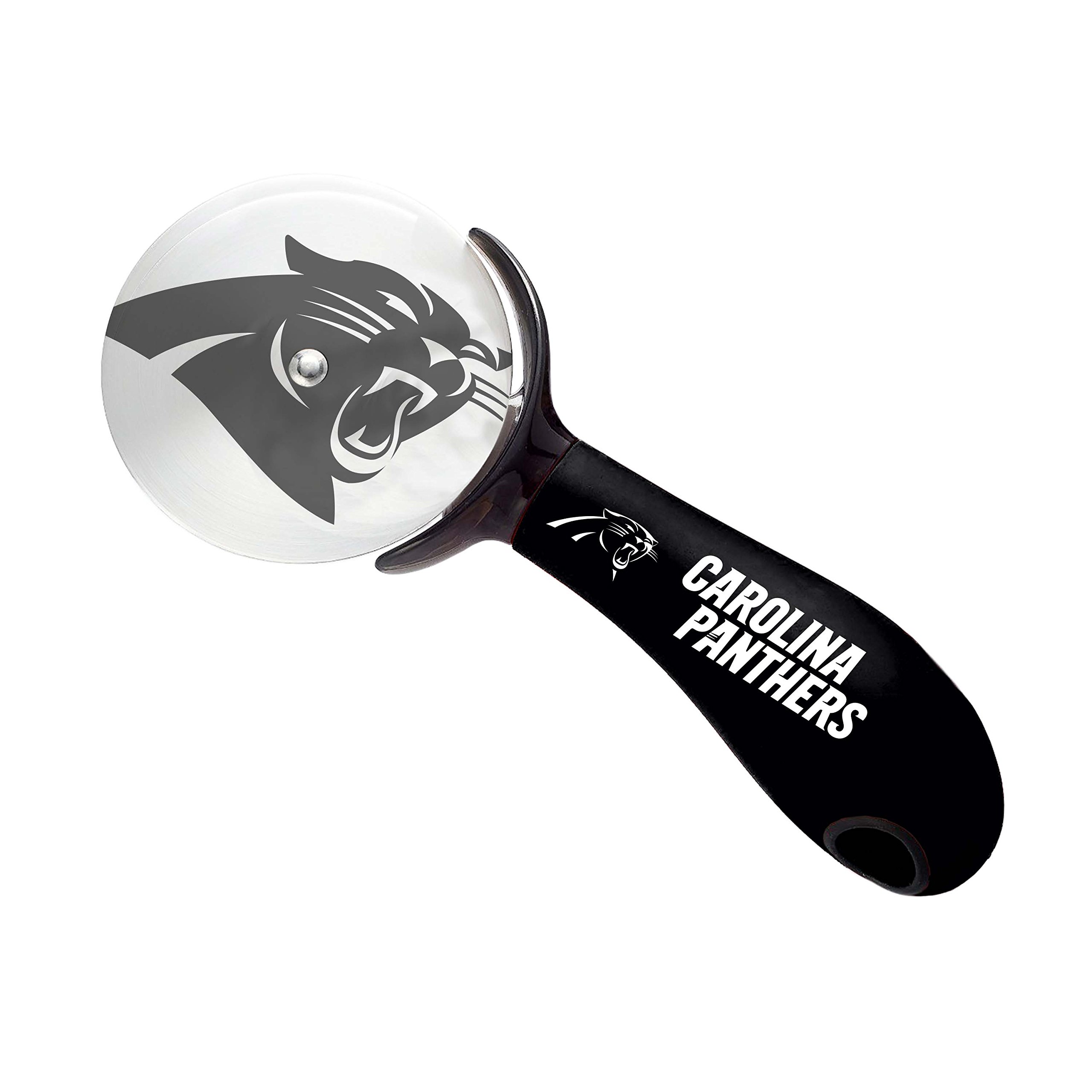 sportsvault NFL - Cortador de Pizza Unisex - PZNFL05, 3.25-Inch Stainless Steel Spinning Wheel, Negro