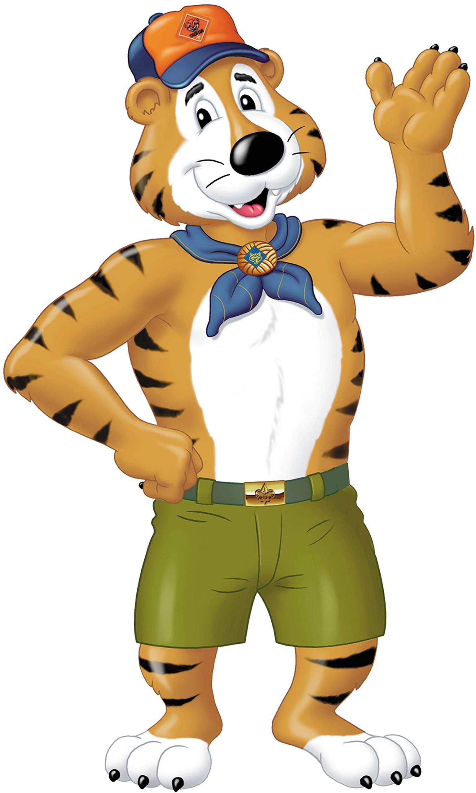 Tiger in Uniform Cartoon, Wall Sticker, 3D, Selfadhesive, Just Peel and Stick, PVC Vinyl, Easy to use, Multicolor Size 45 cm X 27 cm, Pack of 1, Brand Jump up (B08KFH62SF) Amazon Price History, Amazon Price Tracker