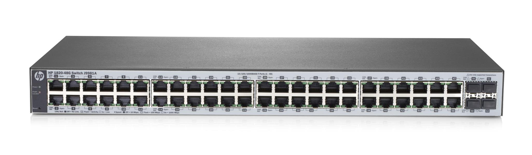 HP 1820-48G - switch - 48 ports - managed