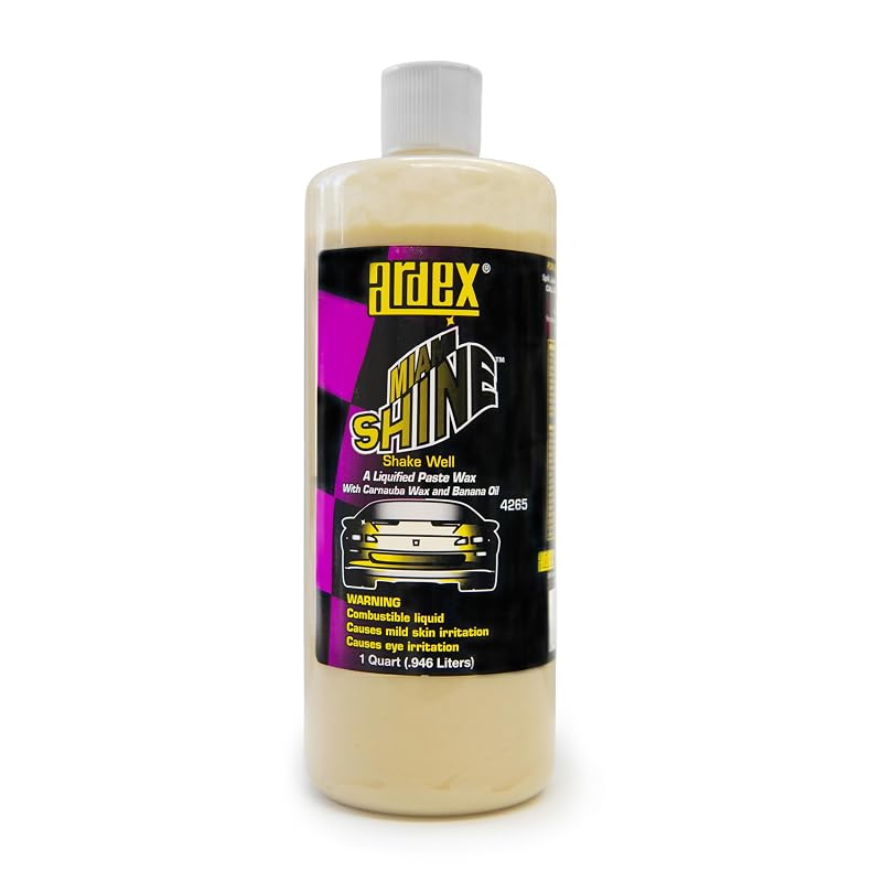 Cera Automotiva Ardex Miami Shine One Step com Carnaúba e Óleo de Banana, Aplicação Fácil, 960 mL