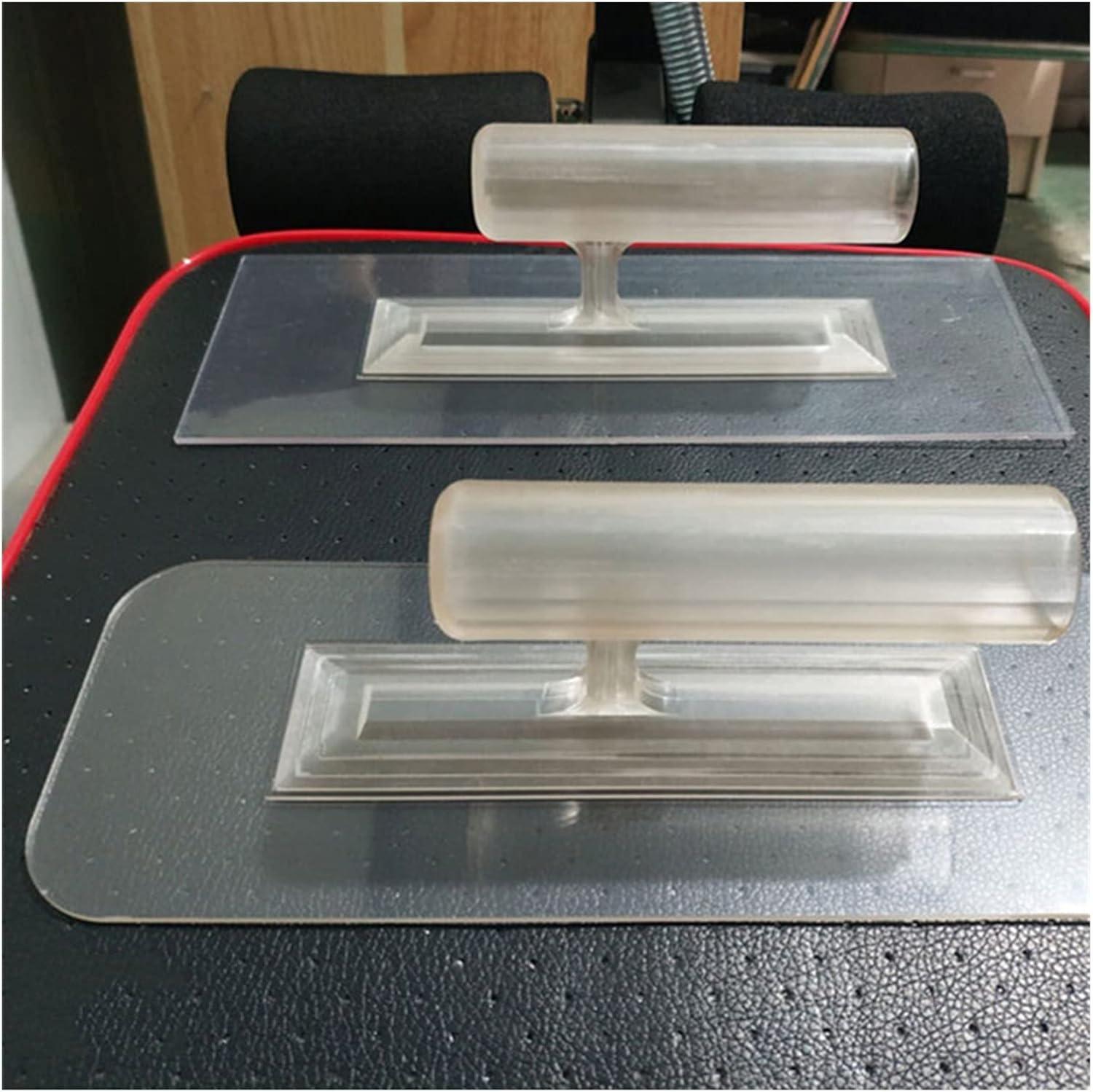 Finisher Plastering Scraper-Plastic Concrete Trowel Plaster DIY Putty Knife Flooring Grout Paint Tool (Size : Peach Model 1pcs)