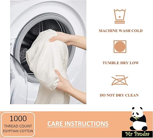 Miniatura 7 de Juego de sábanas de lujo de 4 piezas de 1000 hilos 100 % algodón egipcio puro, tejido satinado de alta calidad, se adapta a colchones de hasta 18