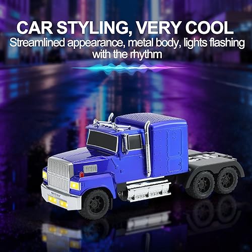 Miniatura 9 de WS-570 Retro American Truck Modelo Bluetooth Replica Altavoz - Sonido HD portátil, TWS estéreo, radio FM, luces LED de fiesta, micrófono integrado