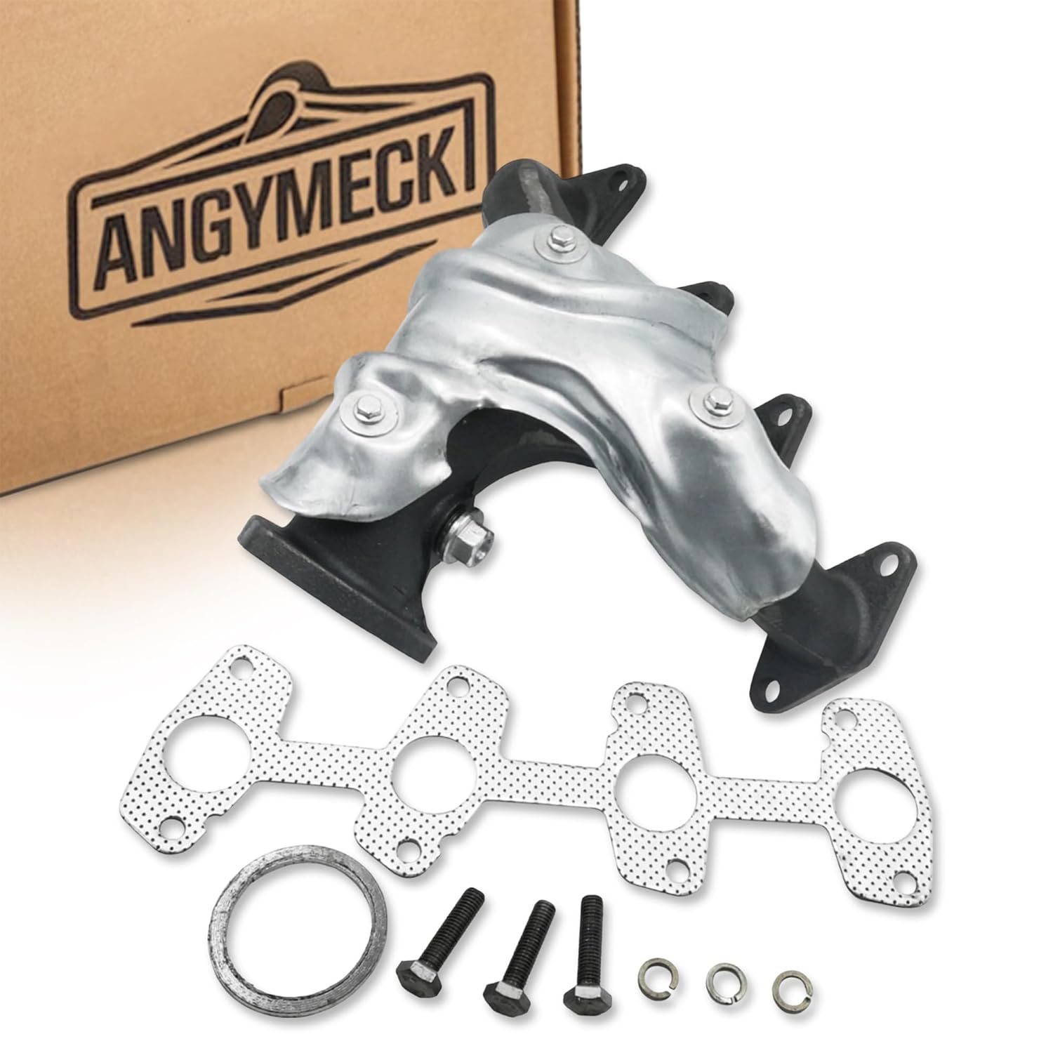 Exhaust Manifold & Gasket Kit Compatible with 1998-2000 Chevrolet S10 Pickup GMC S-15 Sonoma Isuzu Hombre Replace for 327-1853 674-400 24577409 8245574090