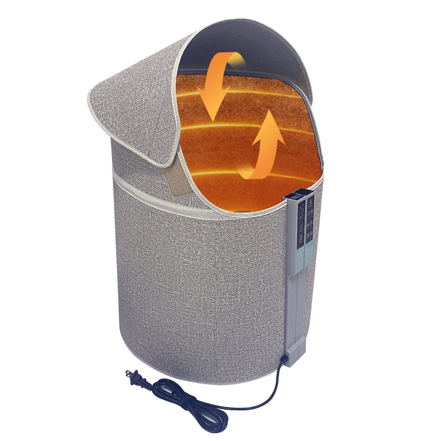 Amazon.com: Portable Space Small Heater for Leg Foot Warmer Under Desk-  Personal Electric Panel Space Heater with Timer - Power Saving u0026 Quiet  Floor Foot Heater for Office/Home : Home u0026 Kitchen