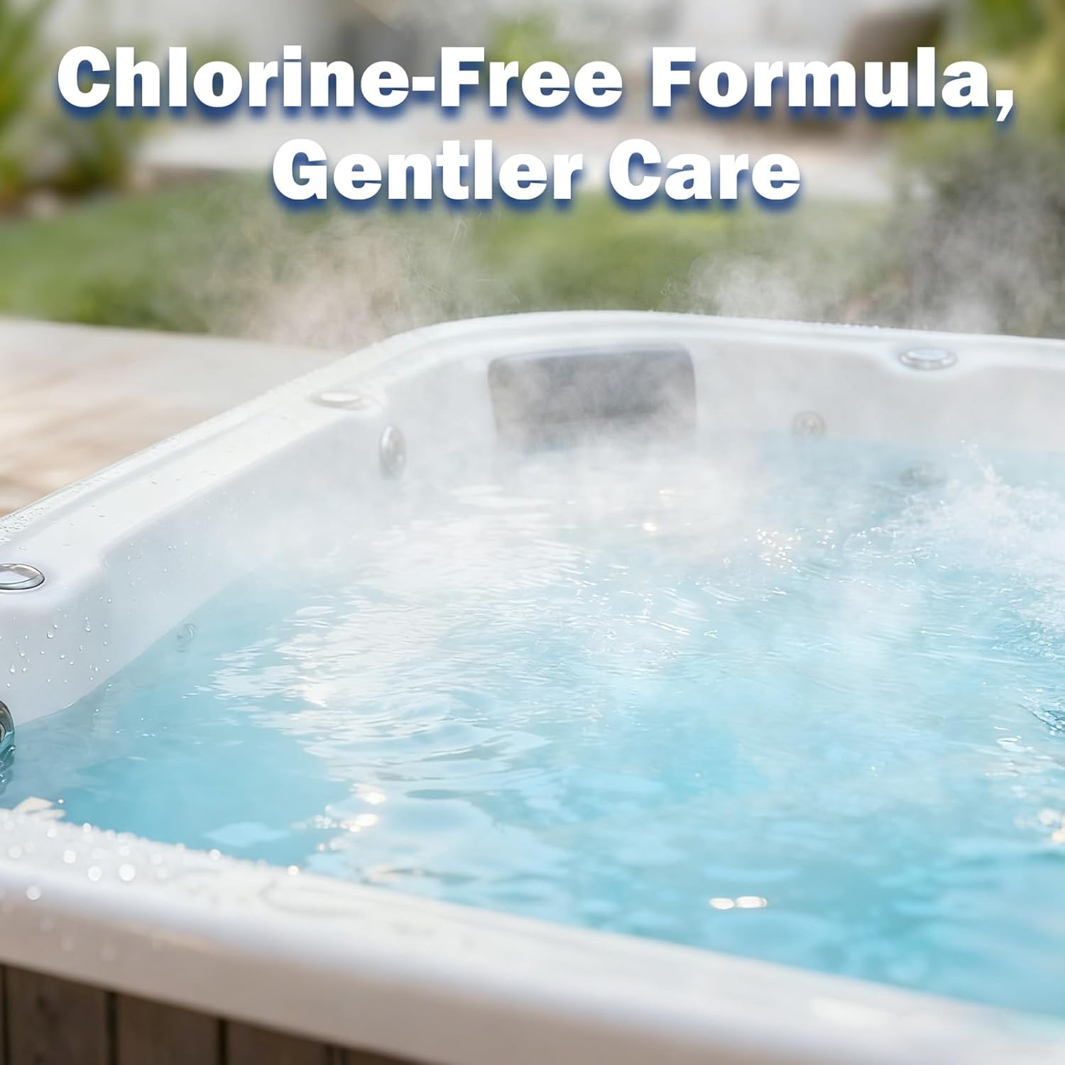 32 Oz Chlorine-Free Hot Tub Shock Oxidizer – SPA Pool Oxidizing Shock Water Enhancer for All Spa Types – Gentle, Easy-to-Use Spa Treatment for Clear, Balanced Water
