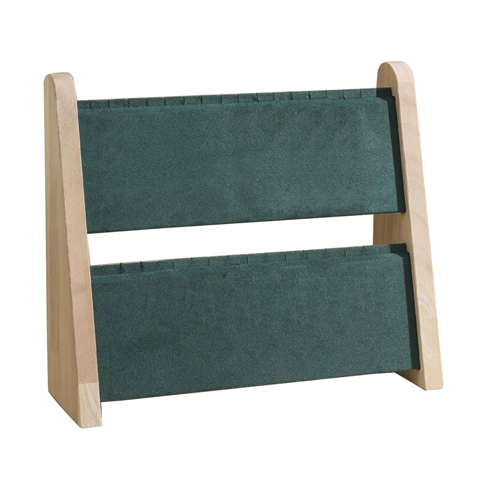 Support de collier en bois blanc multicouche pour l'organisation de la maison