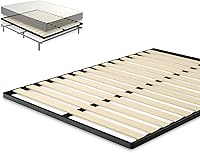 Zinus Deepak King Bunkie Board: 1.6 Inch Wood Slat Bed Support for Platform, Bunk & Daybeds - Easy Assembly