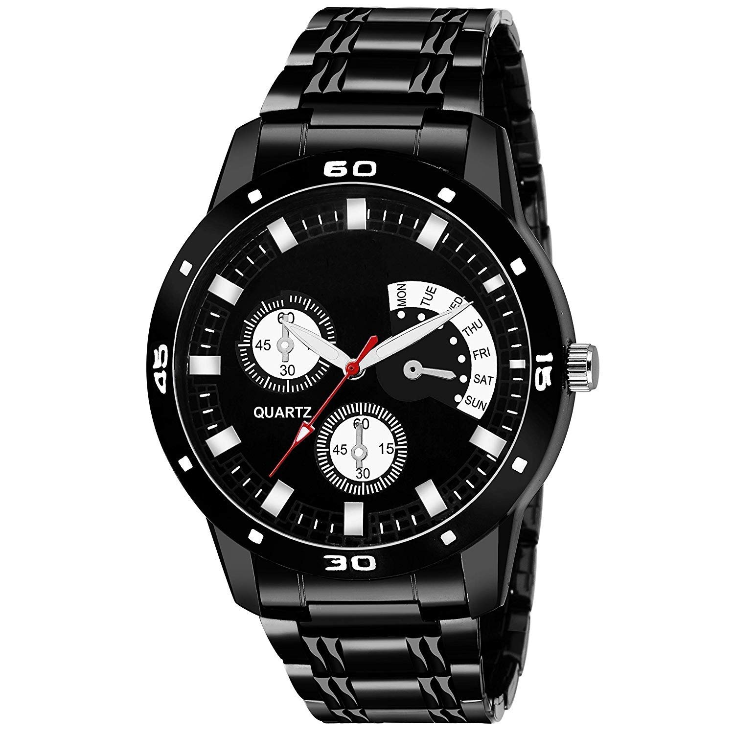 Maa Creation Black Ceramic Round Dial Sport Watch for Men & Boy (B07R9T5J4F) Amazon Price History, Amazon Price Tracker