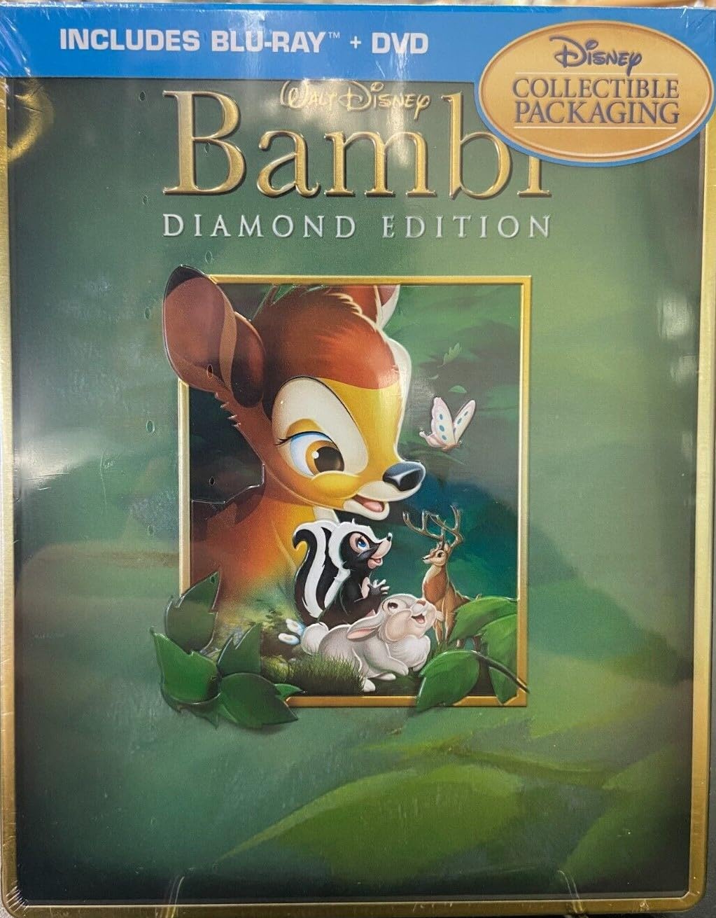 Bambi Diamond Edition Steelbook Collectible Packaging [Blu-ray + DVD] [2011]