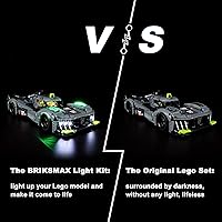 Vista 5 de BRIKSMAX Kit de iluminación LED para LEGO-42156 Peugeot 9X8 24H Le Mans Hybrid Hypercar - Compatible con Lego Technic Building Blocks Model- No