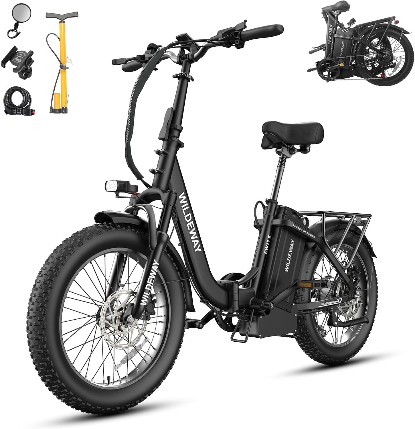 Wildeway FW11 Pro folding electric bike