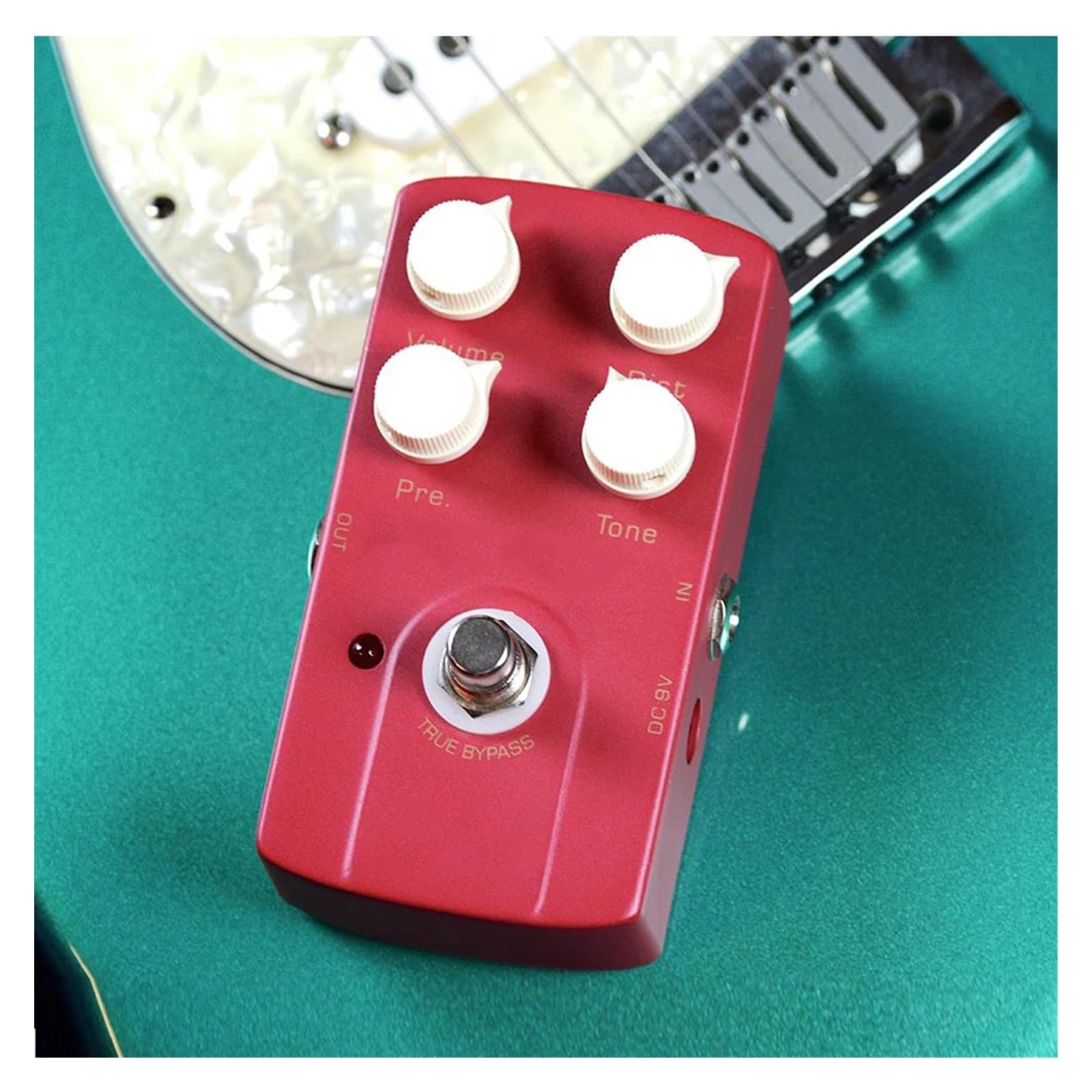 Efekt Gitarowy Typu Distortion Z 4 Pokrętłami Regulacyjnymi(JF 39)