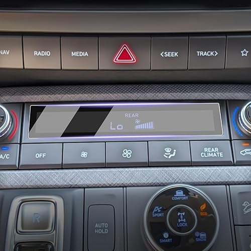 LUWU Hynudai Palisade 2020-2022, protector de pantalla de infotainment Display PET Plastic Anti-arañazos 2022 Palisade Climate Touchscreen Protector