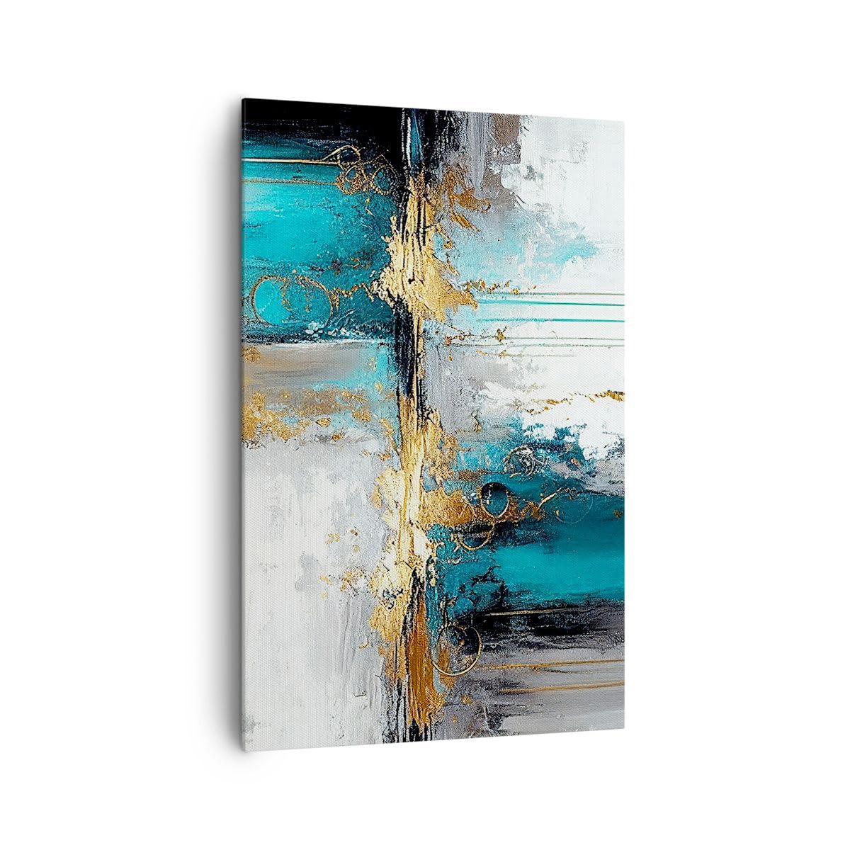 ARTTOR Quadri Moderni su Tela 80x120 cm Verticale Astratto Arte - 5774 | Deco CIAO Quadro Decorativo Grande Decorazione Murale Soggiorno Camera da Letto Decorazione da Parete Arte da Parete ARTTOR