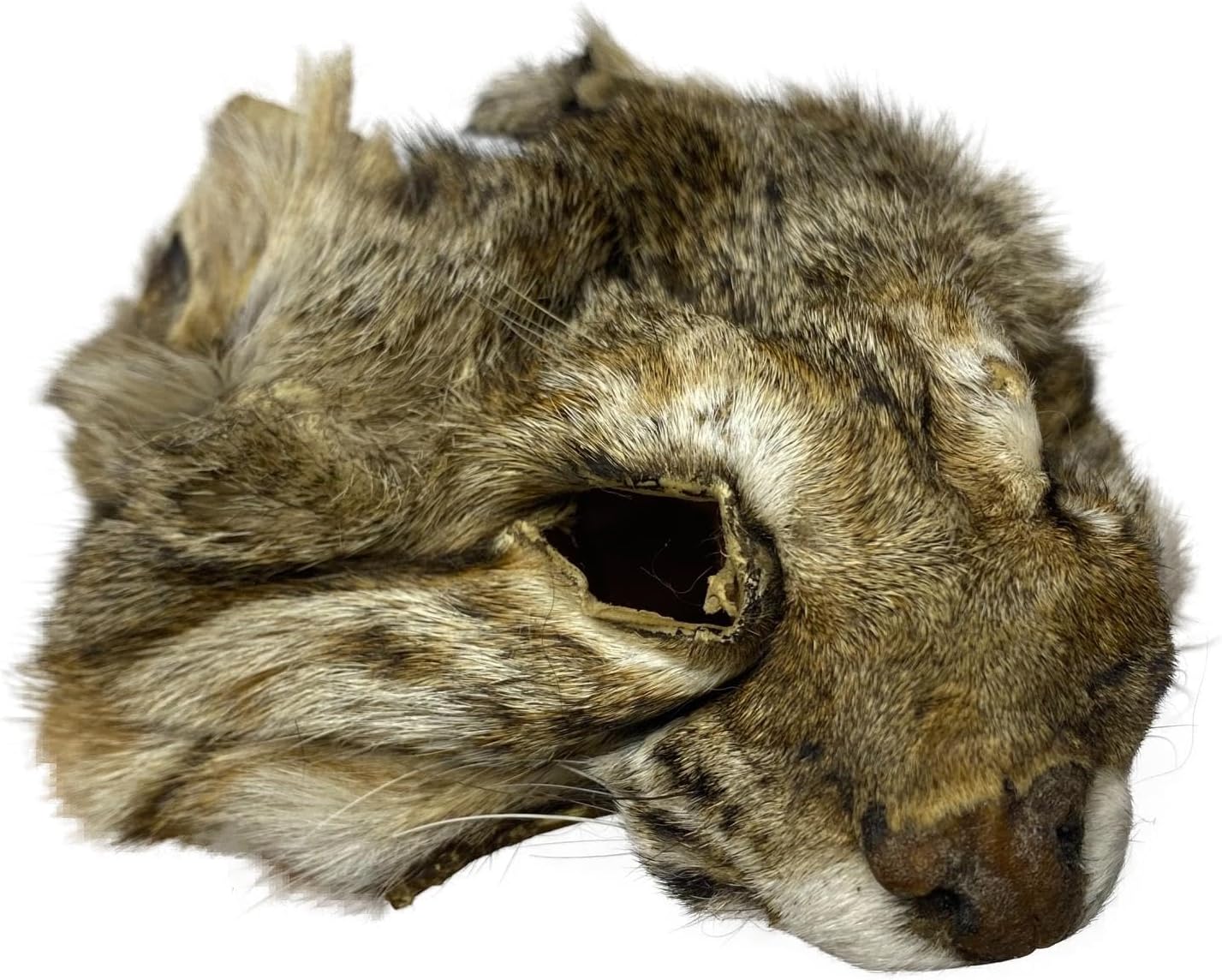 Leather Unlimited Genuine Fur Animal Face for Crafts and Costumes (Lynx Face)