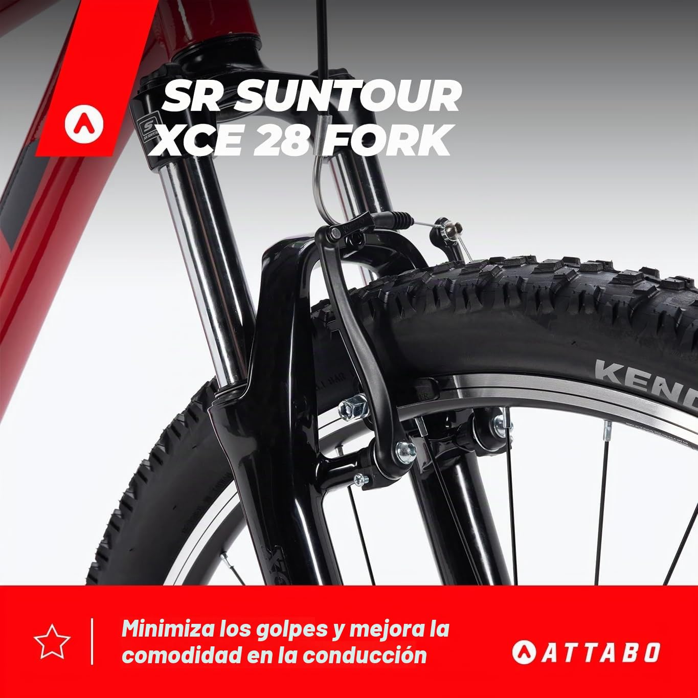 ATTABO Bicicleta para Hombre Alpe 1.0 con Marco de Aluminio de 17 – 21 Pulgadas, Manillar ergonómico, Freno en V, Azul, Bicicleta de montaña con Ruedas de 29 Pulgadas con Accesorios, sillín Ajustable