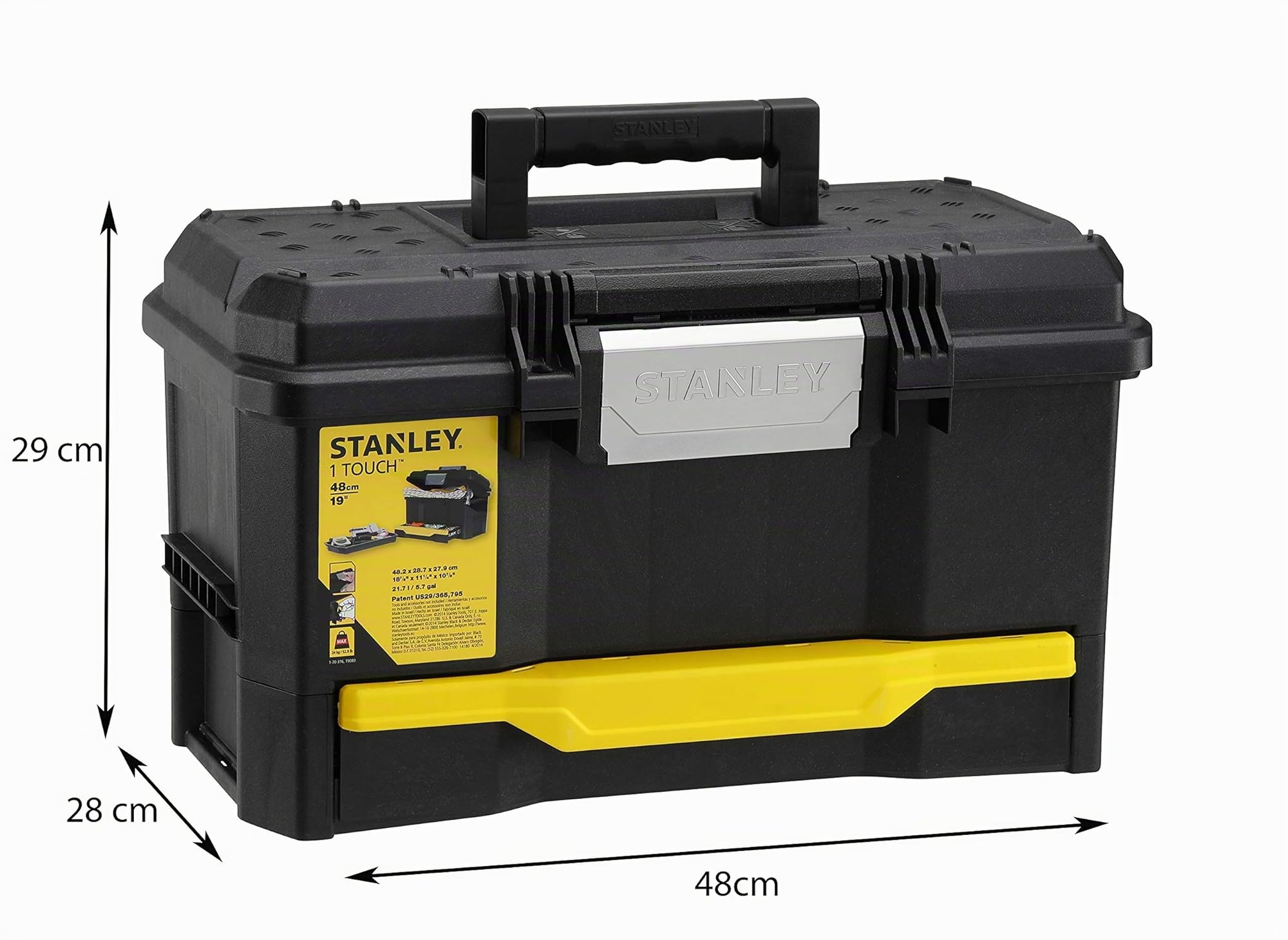 STANLEY 1-70-316 Cassetta 19" One Touch Con Cassetto