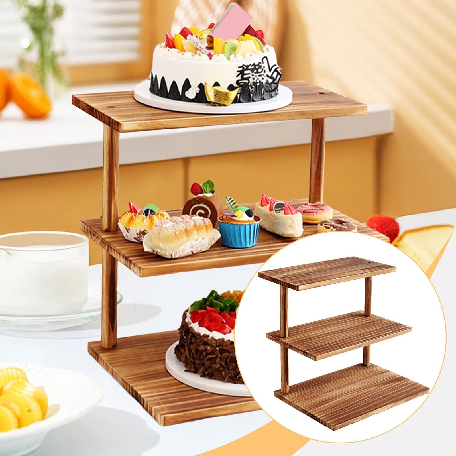 Soporte para Cupcakes de 3 Niveles, Expositor de Cupcakes