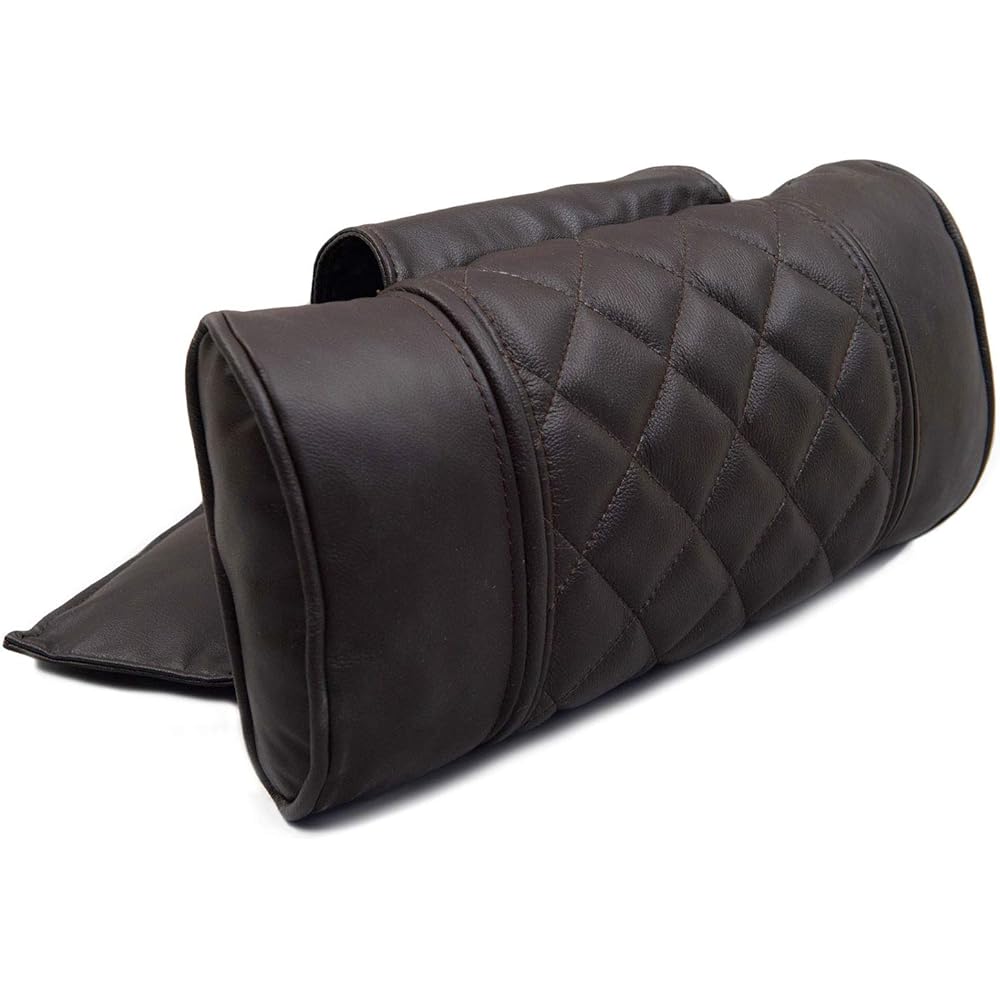 Octane Seating Recliner Pillow Diamond Stitch Brown Leather Home & Kitchen