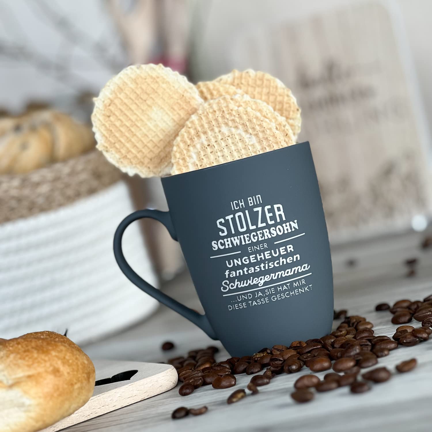 Spruchreif Tasse Personnalisée Avec Inscription « Schwiegermama