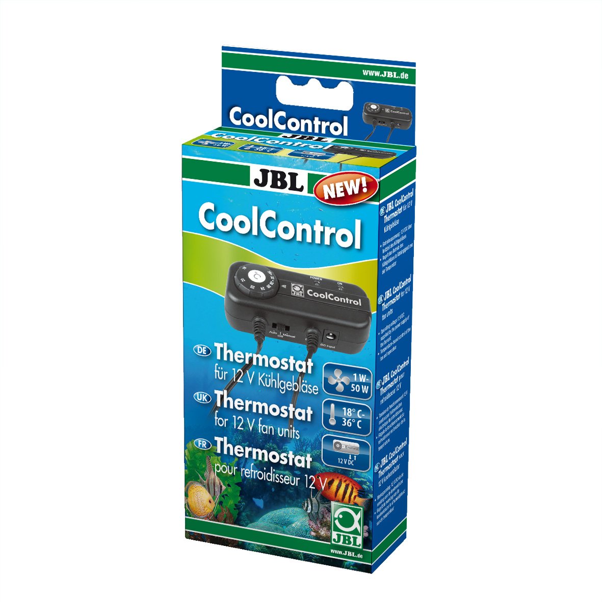 JBL Ventilador para Agua mar y Agua Dulce Acuarios, Cooler