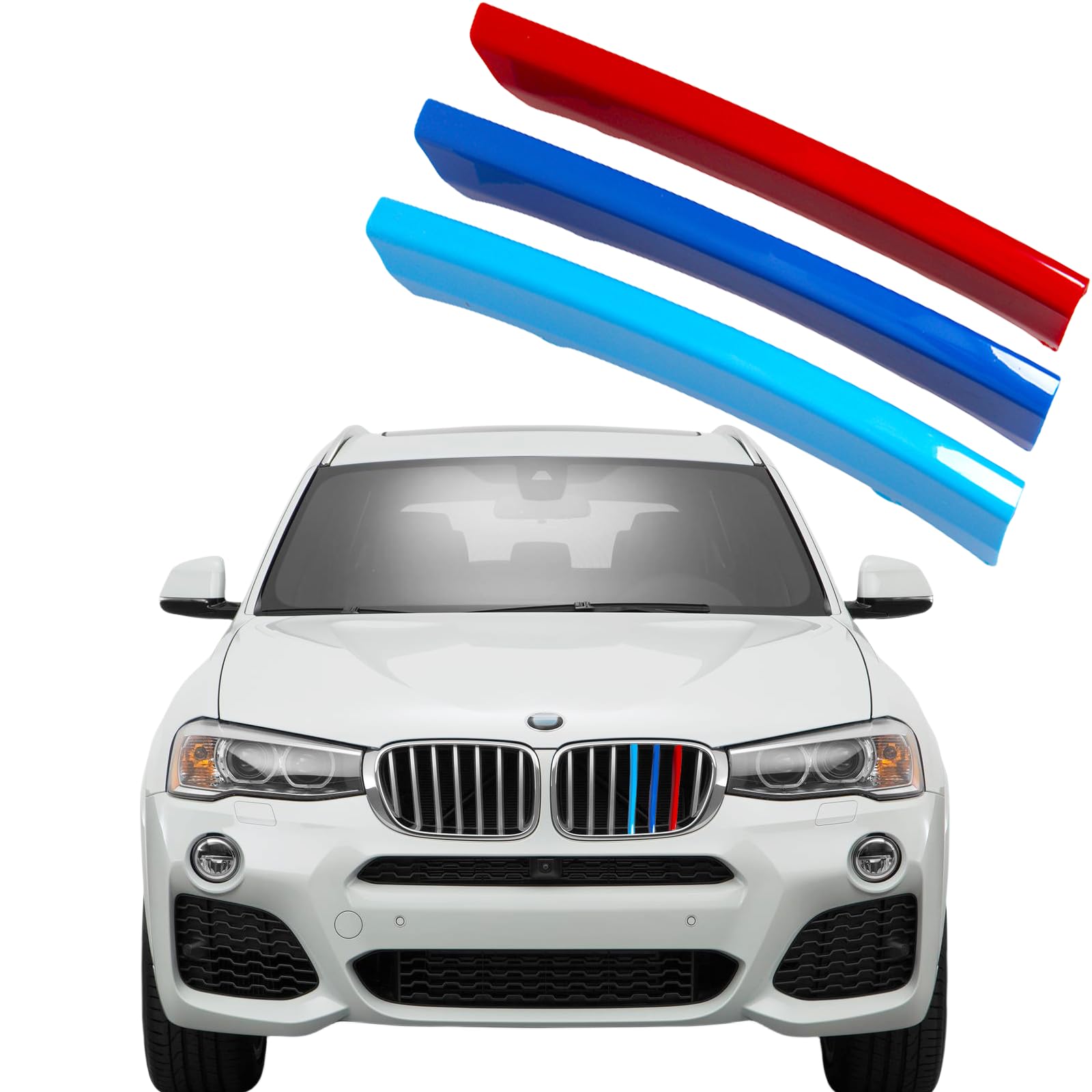Automotive Grille Inserts compatible with BMW X3 2011-2017 and X4 2014-2018