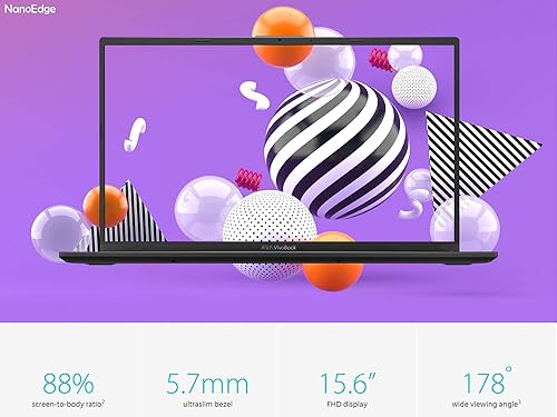 Miniatura 5 de Asus VivoBook - Cuaderno con pantalla táctil FHD de 15.6 pulgadas, Intel Core i5-1035G1 de 1.0 GHz, 8 GB de RAM 256 GB PCIe SSD, cámara web, Windows