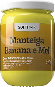 Soft Hair Creme Manteiga De Banana E Mel