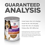 Hill's Science Diet Sensitive Stomach & Skin, Adult 1-6, Stomach Sensitivity Support, Wet Dog Food, Turkey & Rice Stew, 12.5 oz Can, Case of 12