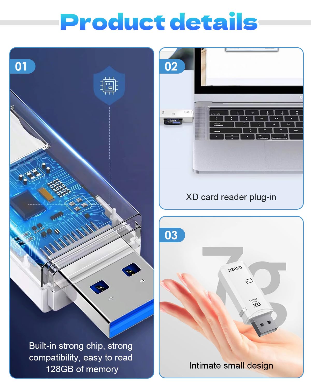 Amazon.com: USB2.0 128GB XD Memory Card Reader XD Picture Card