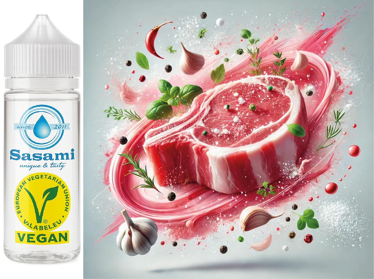 Carne de cerdo cruda Aroma Concentrado - Vegano - Sasami - 100ml