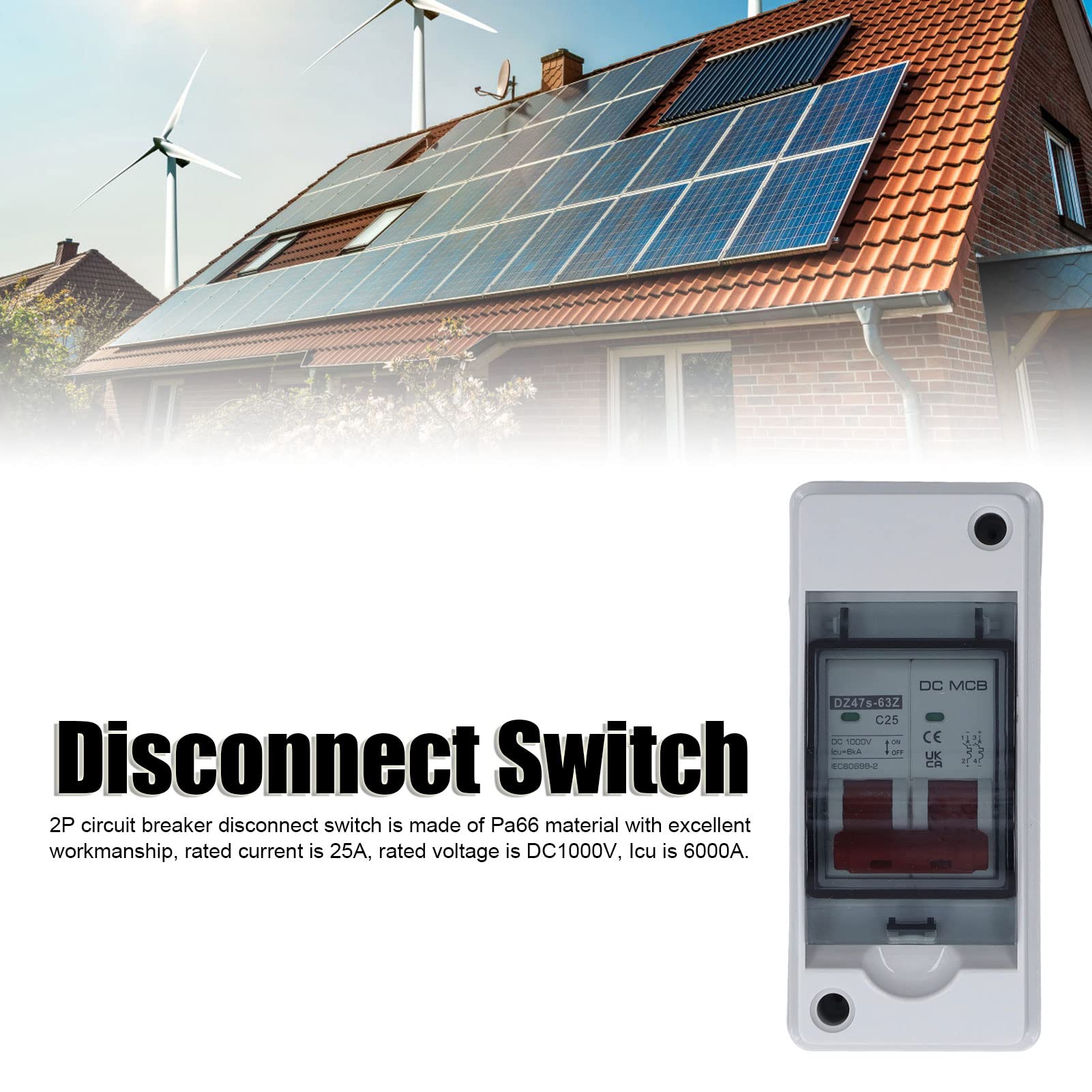 Disjoncteur DC IP65 Interrupteur De Déconnexion Étanche - 11