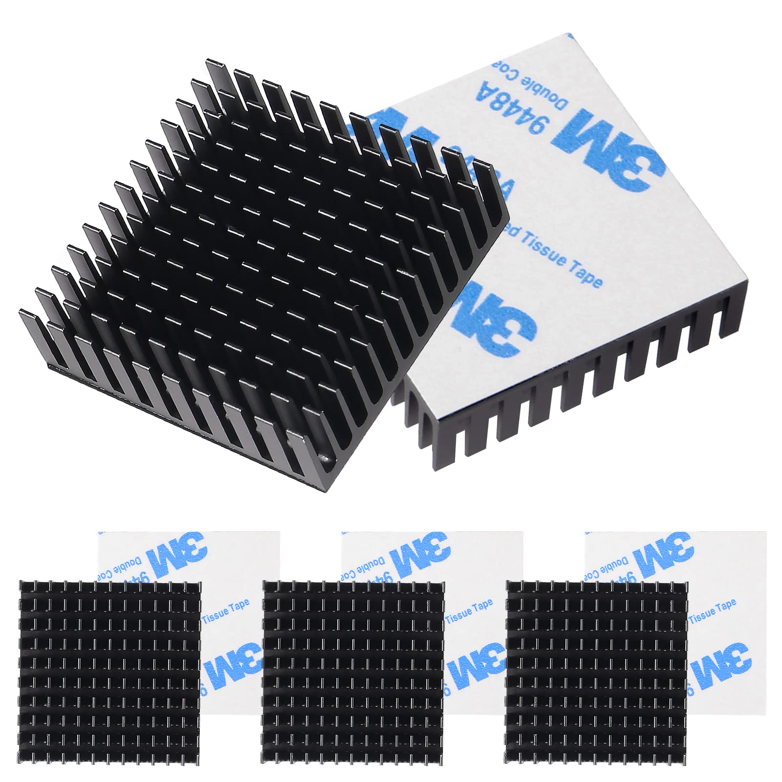 Buy AITIAO 8Pcs 40mm Heatsink Kit 40x40x11mm Aluminum Heat Sink with