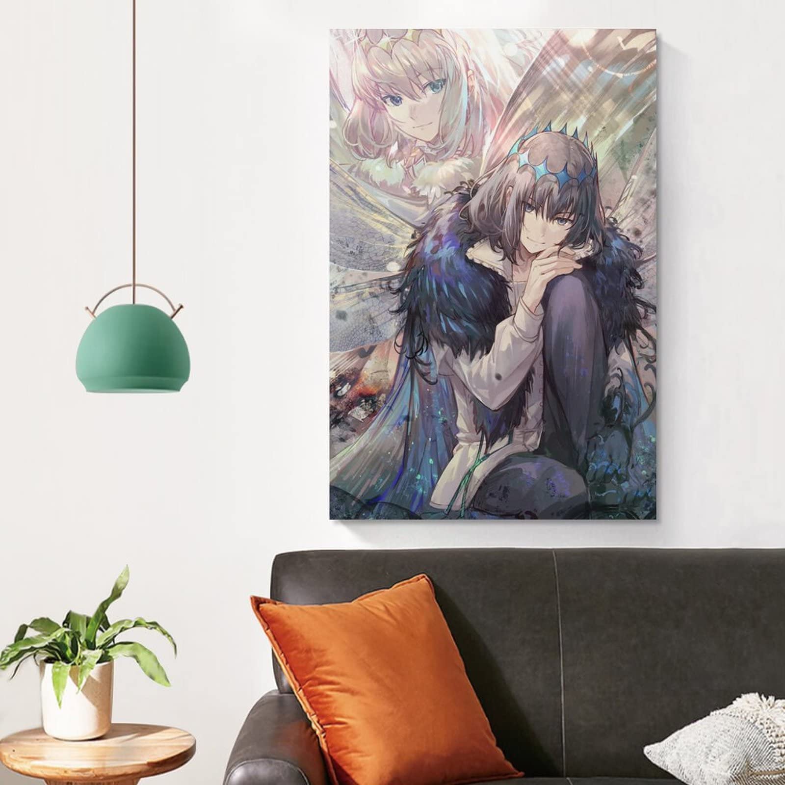 Amazon.co.jp: 絵画 オベロン FGO ポスター アートワーク 壁アート 高