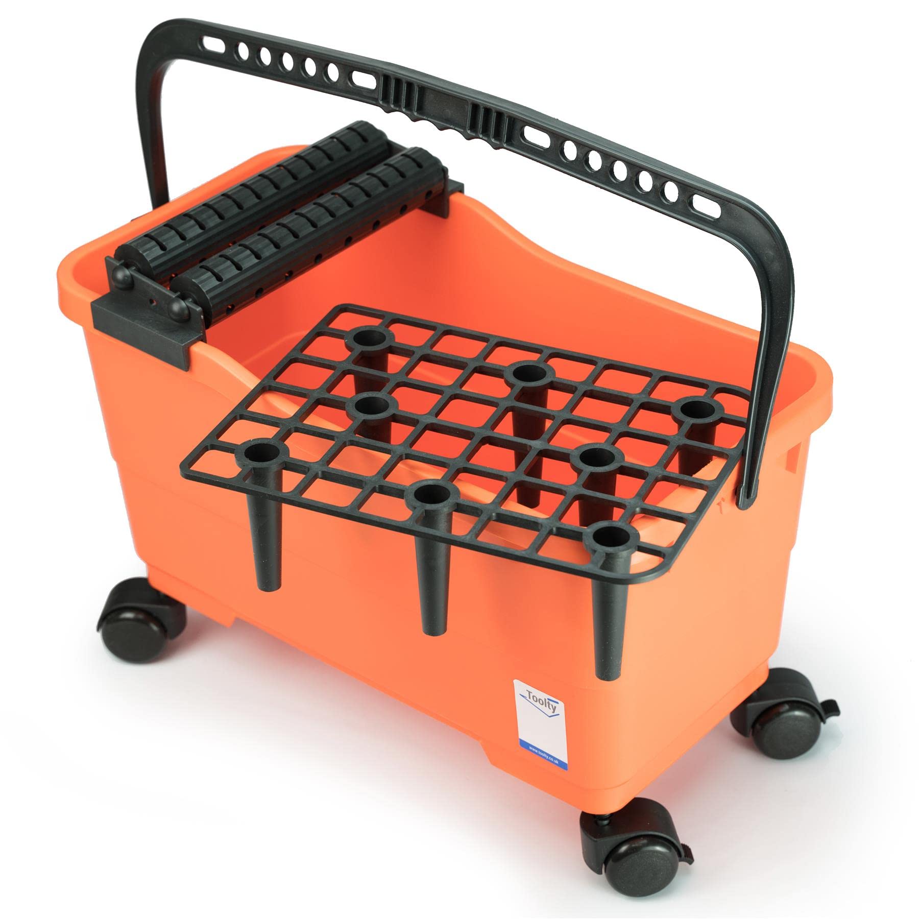 Ianpav Orange Professional Tiling Set Grouting Tiles Tool Tiler Bucket 2 Rollers Diy