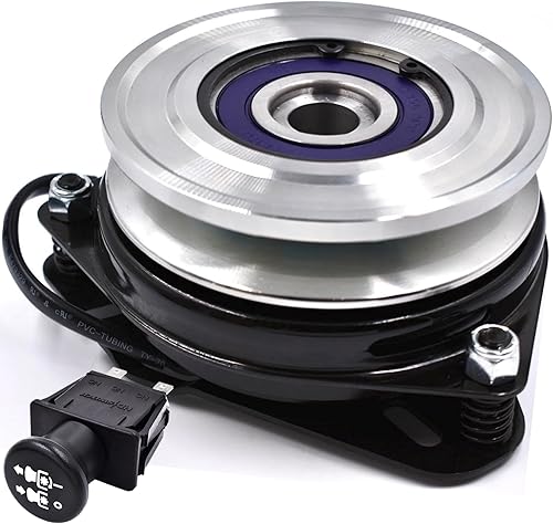 HiTorque 120ftlb (OEM 95) BIGBearing Hoja de polea de palanquilla de acero sólido PTO Embrague 759-05064 925-1716A y interruptor de toma de fuerza