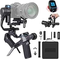 Estabilizador Gimbal FeiyuTech SCORP 2 KIT para Câmeras DSLR e Mirrorless, Rastreamento de IA Integrado,Peso Máximo de 2,5 kg, Tela Sensível ao Toque, Gravação Vertical Nativa com Estojo
